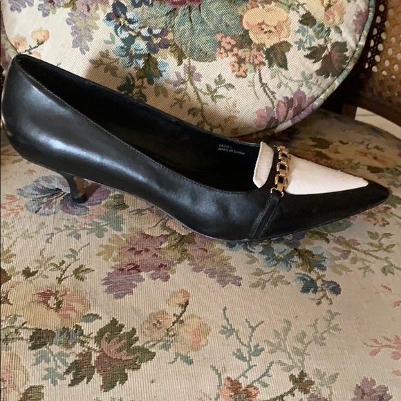 spectator kitten heels